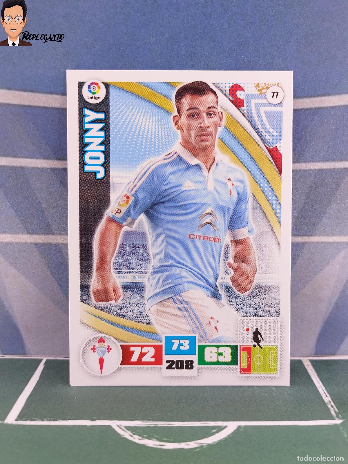 Fu&szlig;ball-Sticker: JONNY N&ordm; 77 (CELTA VIGO) ADRENALYN XL 2015 2016 PANINI 15 16 TARJETA CARD CROMO FICHA TARJETA F&Uacute;TBOL