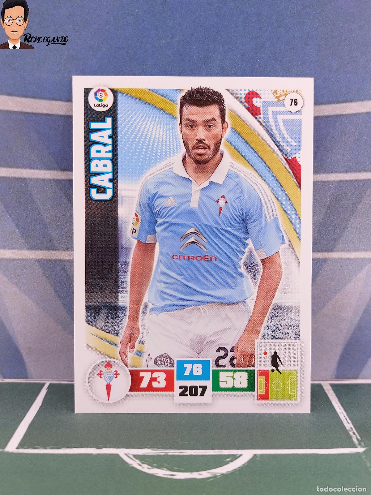 Figurine di Calcio: CABRAL N&ordm; 76 (CELTA VIGO) ADRENALYN XL 2015 2016 PANINI 15 16 TARJETA TARJETA LIGA FICHA CARD F&Uacute;TBOL