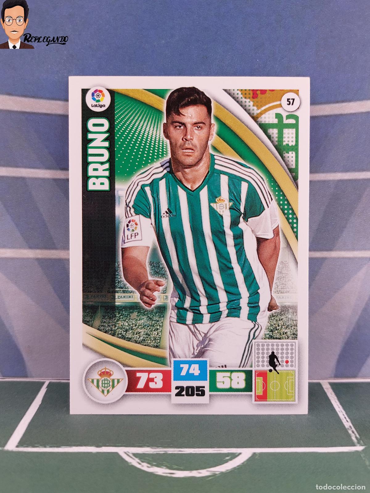 Cartes &agrave; collectionner de Football: BRUNO N&ordm; 57 (REAL BETIS) ADRENALYN XL 2015 2016 PANINI 15 16 TARJETA CARD CROMO FICHA TARJETA F&Uacute;TBOL