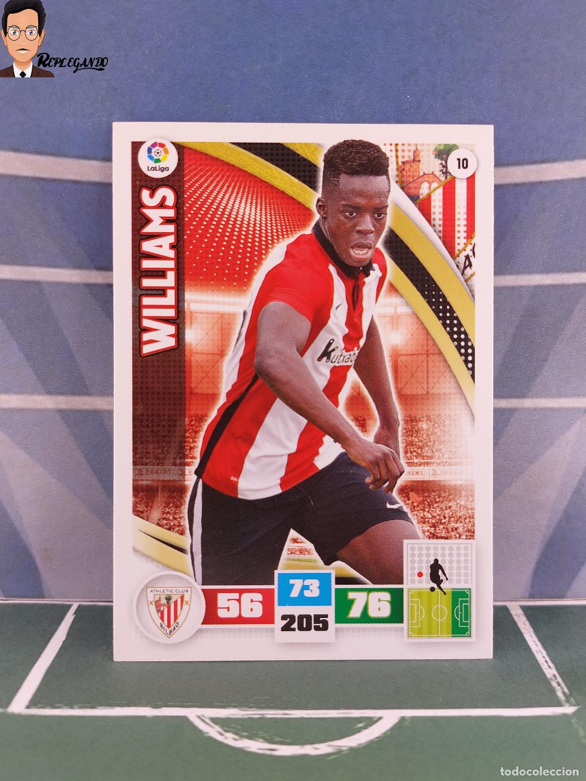 Figurine di Calcio: WILLIAMS N&ordm; 10 (ATHLETIC CLUB BILBAO) ADRENALYN XL 2015 2016 PANINI 15 16 CROMO FICHA TARJETA F&Uacute;TBOL