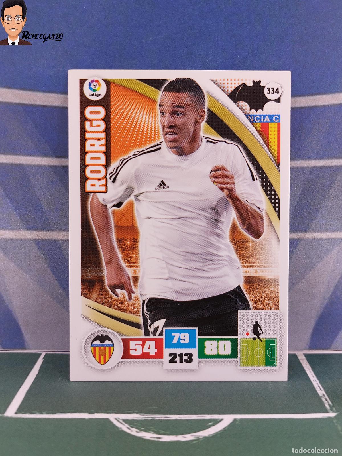 Cartes &agrave; collectionner de Football: RODRIGO N&ordm; 334 (VALENCIA C.F.) ADRENALYN XL 2015 2016 PANINI 15 16 LFP TARJETA LIGA CROMO CARD FICHA