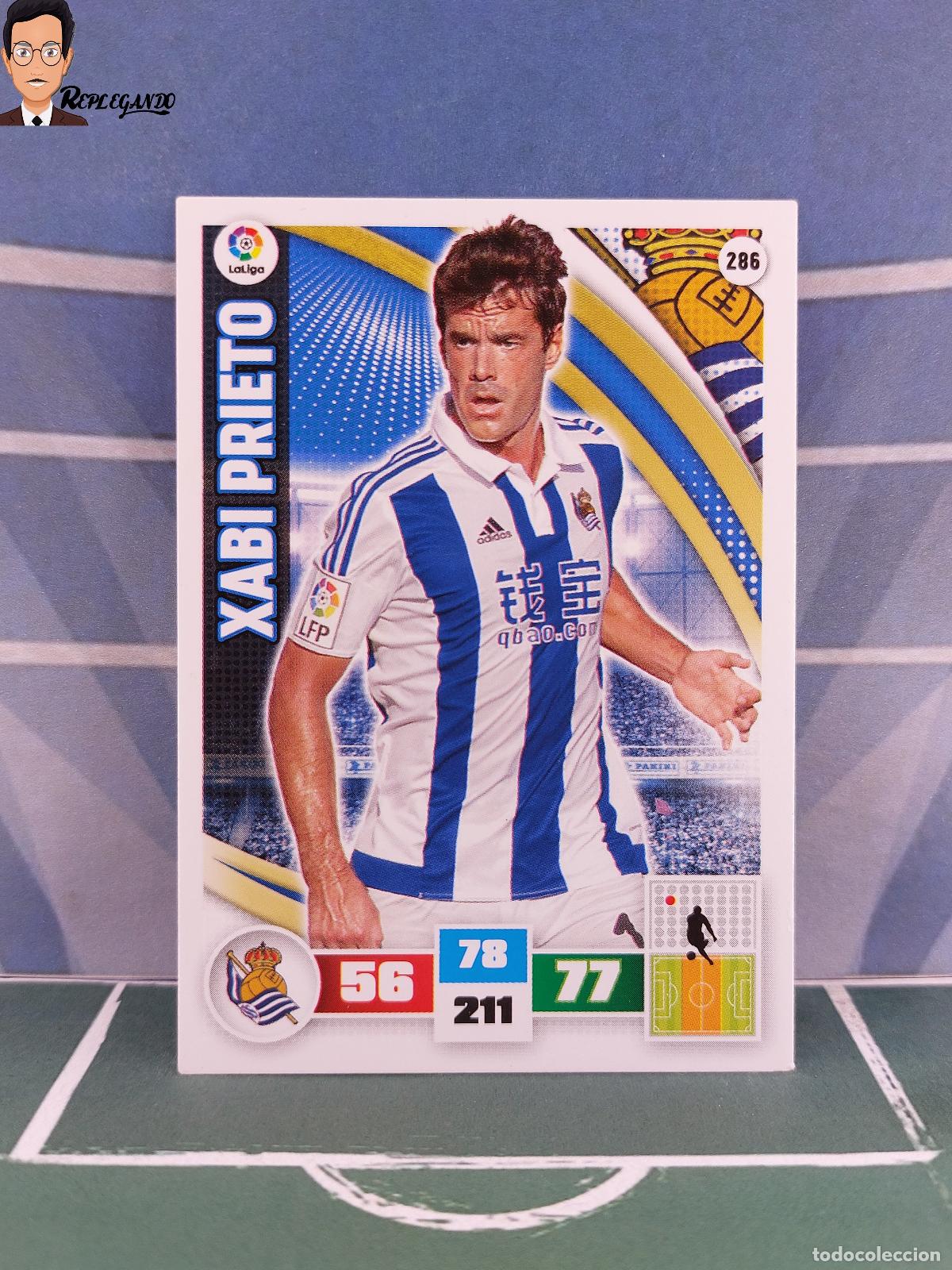 Figurine di Calcio: XABI PRIETO N&ordm; 286 (REAL SOCIEDAD) ADRENALYN XL 2015 2016 PANINI 15 16 TARJETA LIGA CROMO CARD FICHA