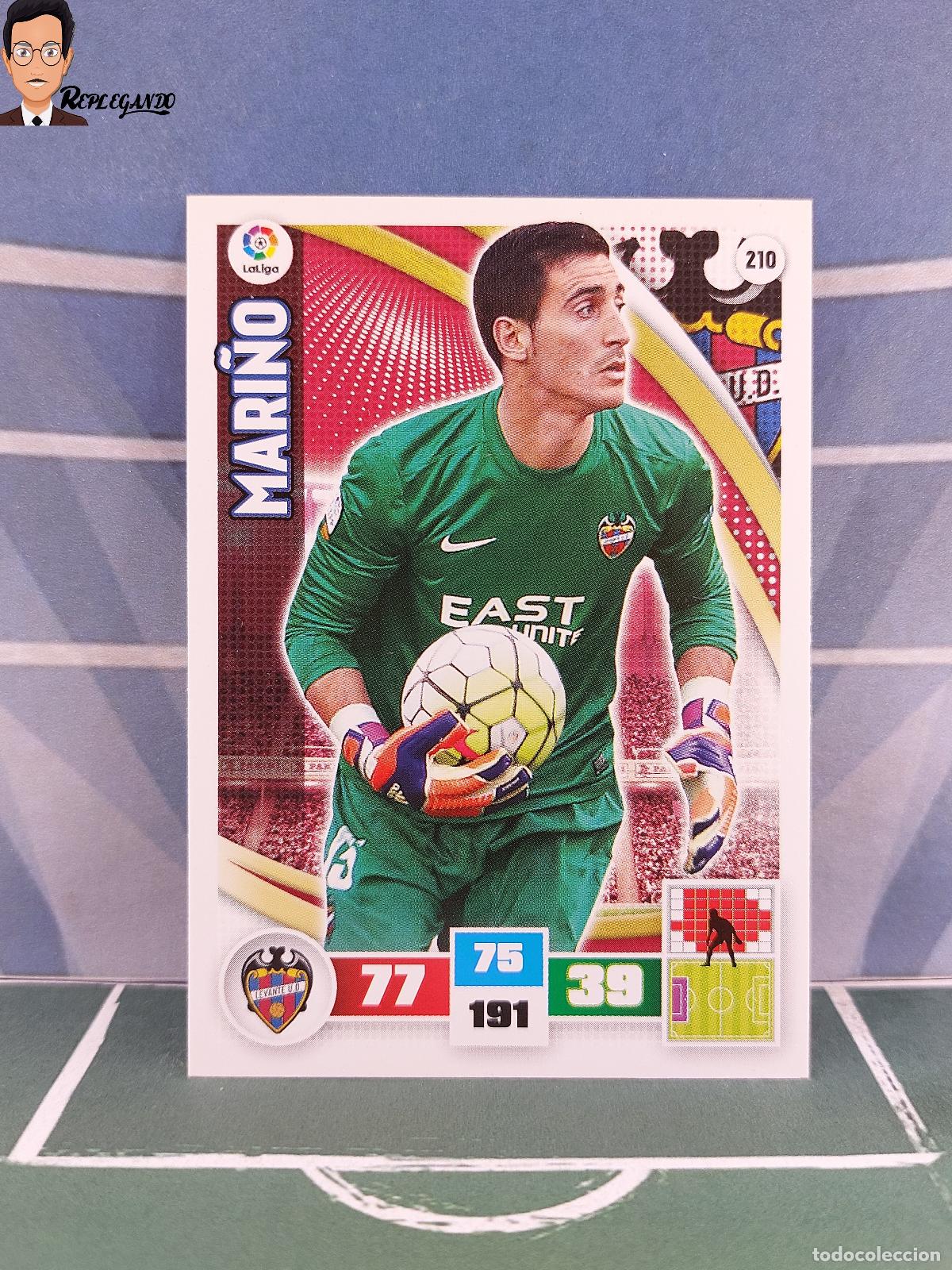 Cartes &agrave; collectionner de Football: MARI&Ntilde;O N&ordm; 210 (LEVANTE U.D.) ADRENALYN XL 2015 2016 PANINI 15 16 TARJETA LFP CROMO FICHA CARD F&Uacute;TBOL