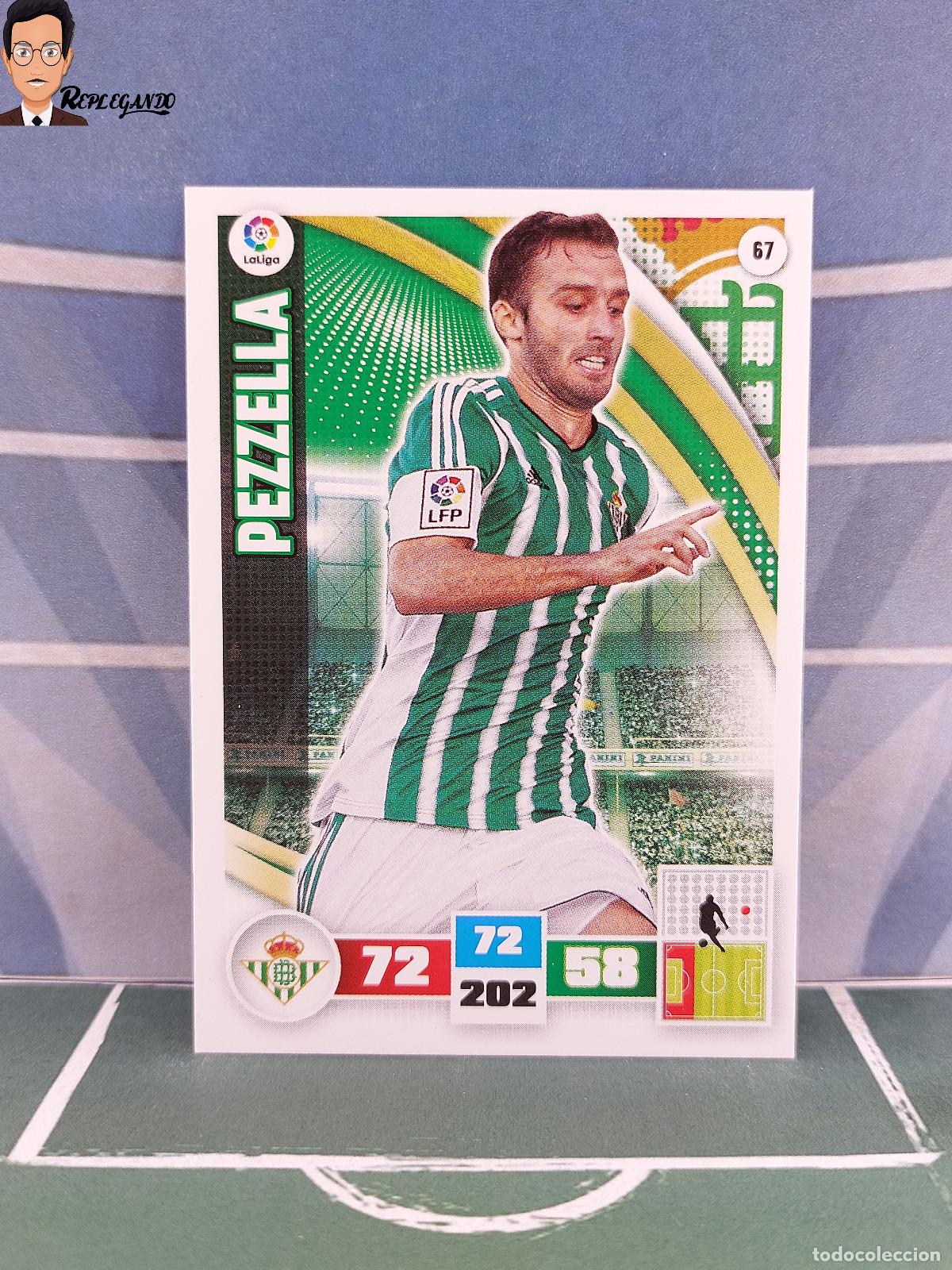 Fu&szlig;ball-Sticker: PEZZELLA N&ordm; 67 (REAL BETIS) ADRENALYN XL 2015 2016 PANINI 15 16 CROMO TARJETA LIGA FICHA CARD F&Uacute;TBOL