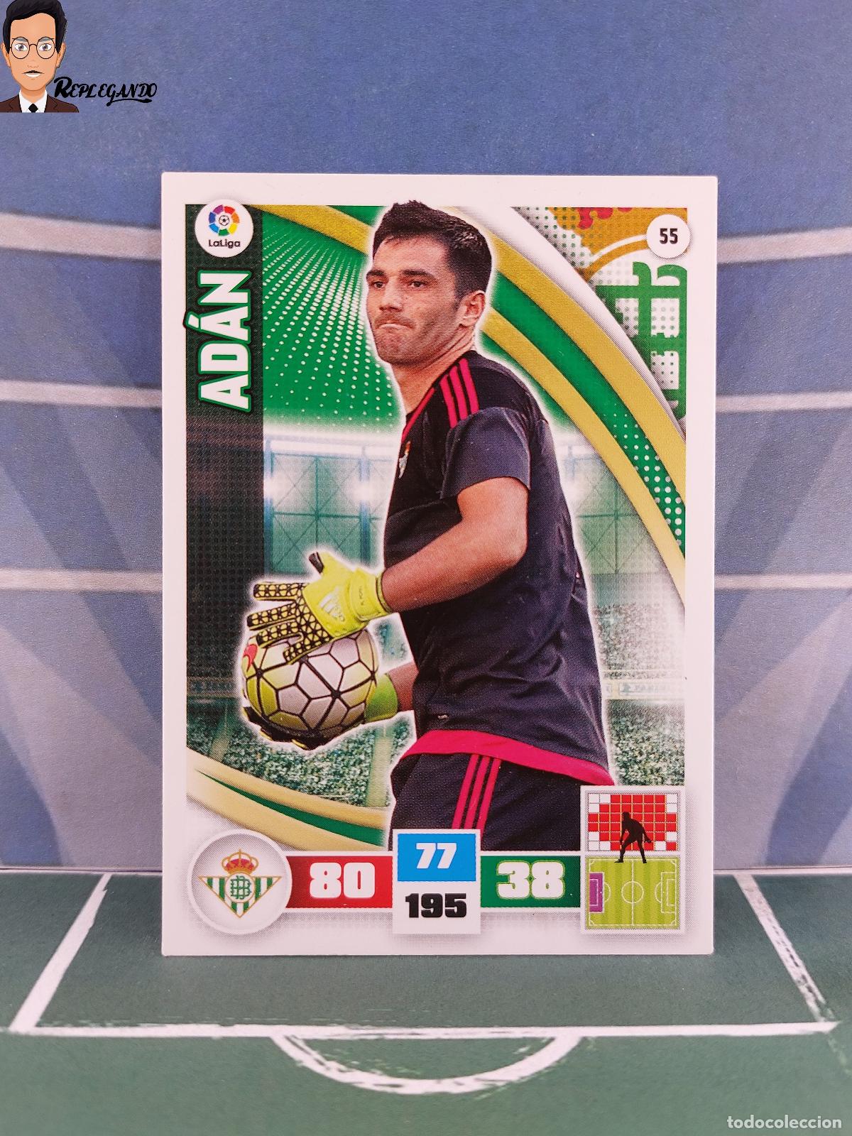 Figurine di Calcio: AD&Aacute;N N&ordm; 55 (REAL BETIS) ADRENALYN XL 2015 2016 PANINI 15 16 CROMO LFP TARJETA LIGA FICHA CARD F&Uacute;TBOL