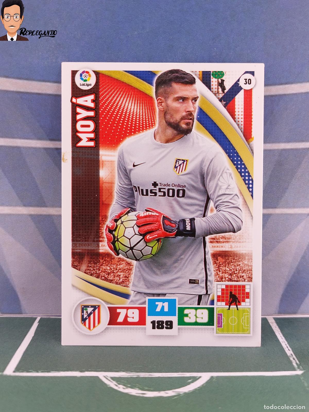 Figurine di Calcio: MOY&Aacute; N&ordm; 30 (ATL&Eacute;TICO MADRID) ADRENALYN XL 2015 2016 PANINI 15 16 TARJETA LFP CROMO FICHA CARD F&Uacute;TBOL