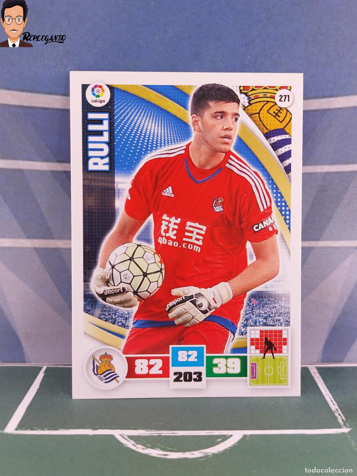 Cromos de Futebol: RULLI N&ordm; 271 (REAL SOCIEDAD) ADRENALYN XL 2015 2016 PANINI 15 16 TARJETA LFP CROMO FICHA CARD F&Uacute;TBOL