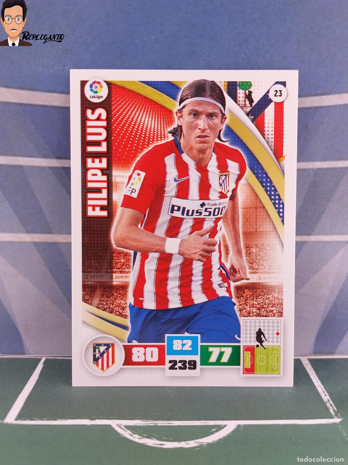 Fu&szlig;ball-Sticker: FILIPE LUIS N&ordm; 23 (ATL&Eacute;TICO MADRID) ADRENALYN XL 2015 2016 PANINI 15 16 CROMO LIGA FICHA CARD F&Uacute;TBOL