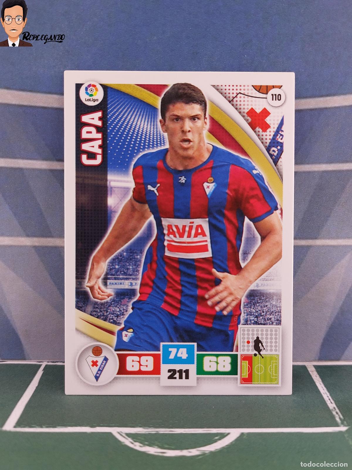Fu&szlig;ball-Sticker: CAPA N&ordm; 110 (S.D. EIBAR) ADRENALYN XL 2015 2016 PANINI 15 16 TARJETA CARD CROMO FICHA TARJETA F&Uacute;TBOL