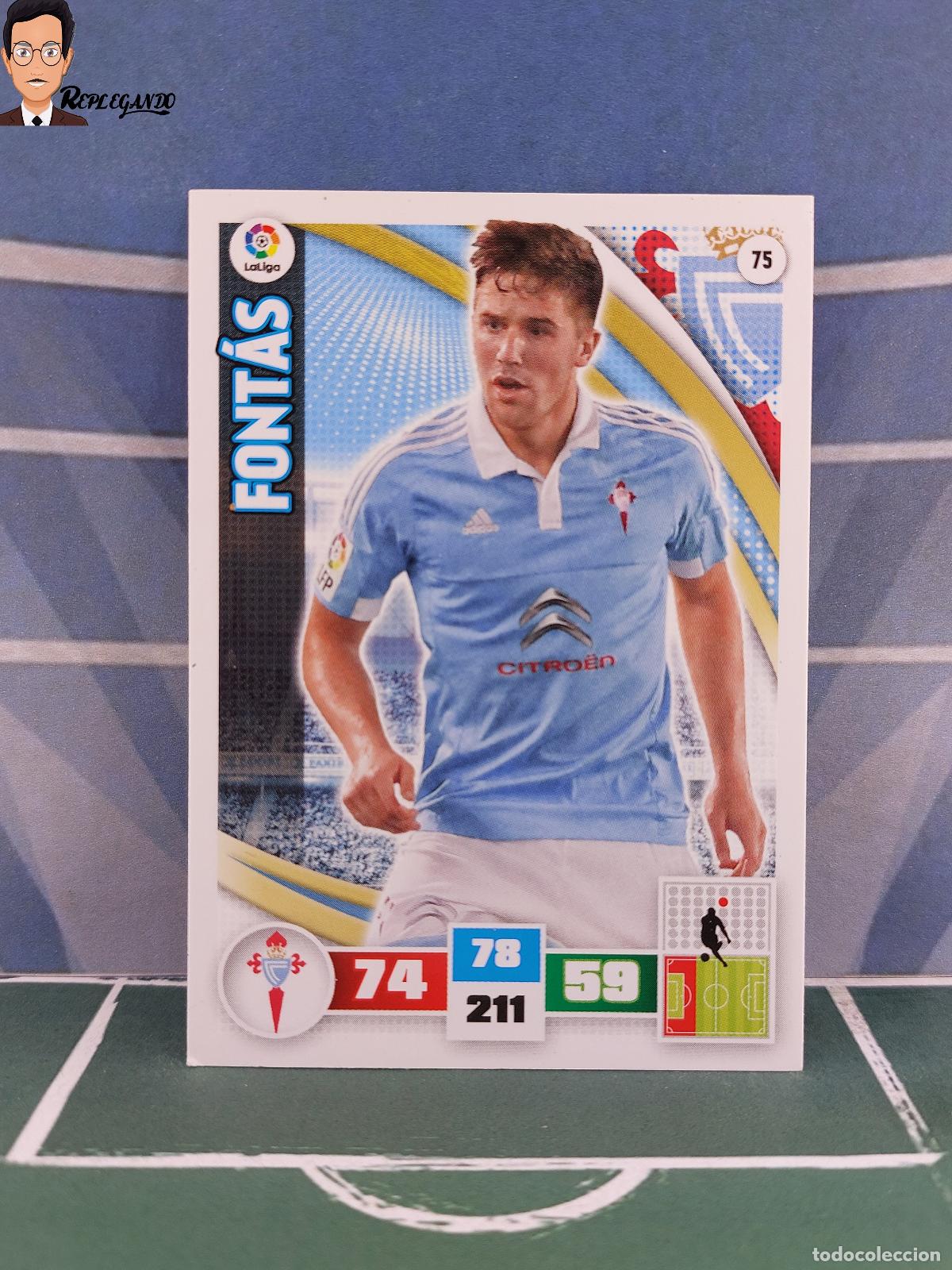 Figurine di Calcio: FONT&Aacute;S N&ordm; 75 (CELTA VIGO) ADRENALYN XL 2015 2016 PANINI 15 16 TARJETA TARJETA LIGA FICHA CARD F&Uacute;TBOL