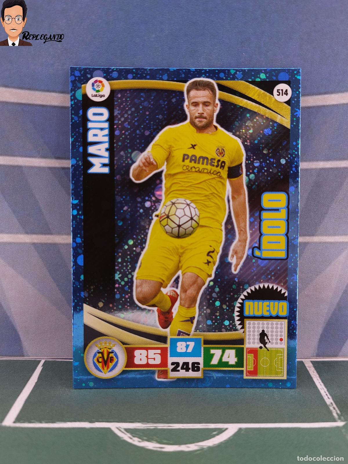 Figurine di Calcio: MARIO N&ordm; 514 / NUEVO &Iacute;DOLO (VILLARREAL) ADRENALYN XL 2015 2016 PANINI 15 16 CROMO CARD FICHA TARJETA
