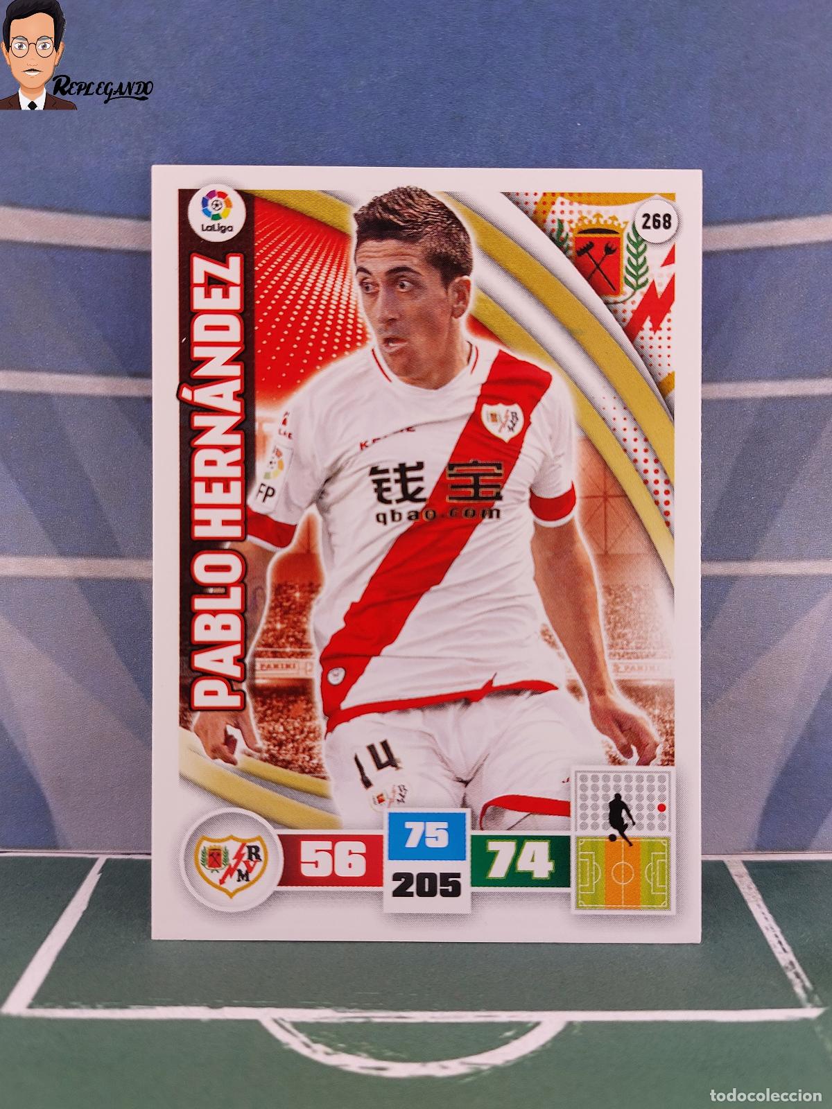 Cromos de F&uacute;tbol: PABLO HERN&Aacute;NDEZ N&ordm; 268 (RAYO VALLECANO) ADRENALYN XL 2015 2016 PANINI 15 16 CROMO CARD FICHA TARJETA