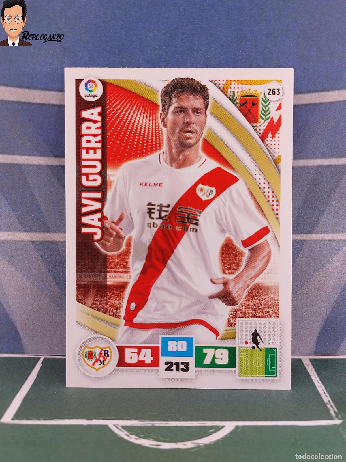 Cromos de F&uacute;tbol: JAVI GUERRA N&ordm; 263 (RAYO VALLECANO) ADRENALYN XL 2015 2016 PANINI 15 16 CROMO LIGA FICHA CARD F&Uacute;TBOL