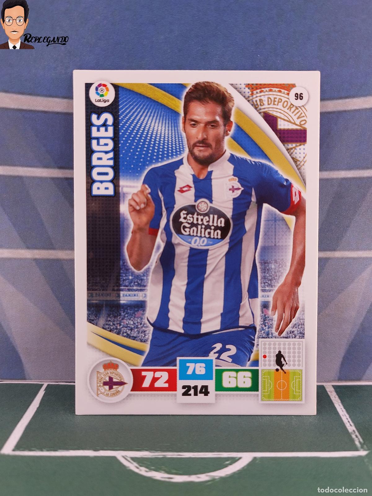 Fu&szlig;ball-Sticker: BORGES N&ordm; 96 (DEPORTIVO CORU&Ntilde;A) ADRENALYN XL 2015 2016 PANINI 15 16 LIGA LFP CROMO FICHA CARD F&Uacute;TBOL