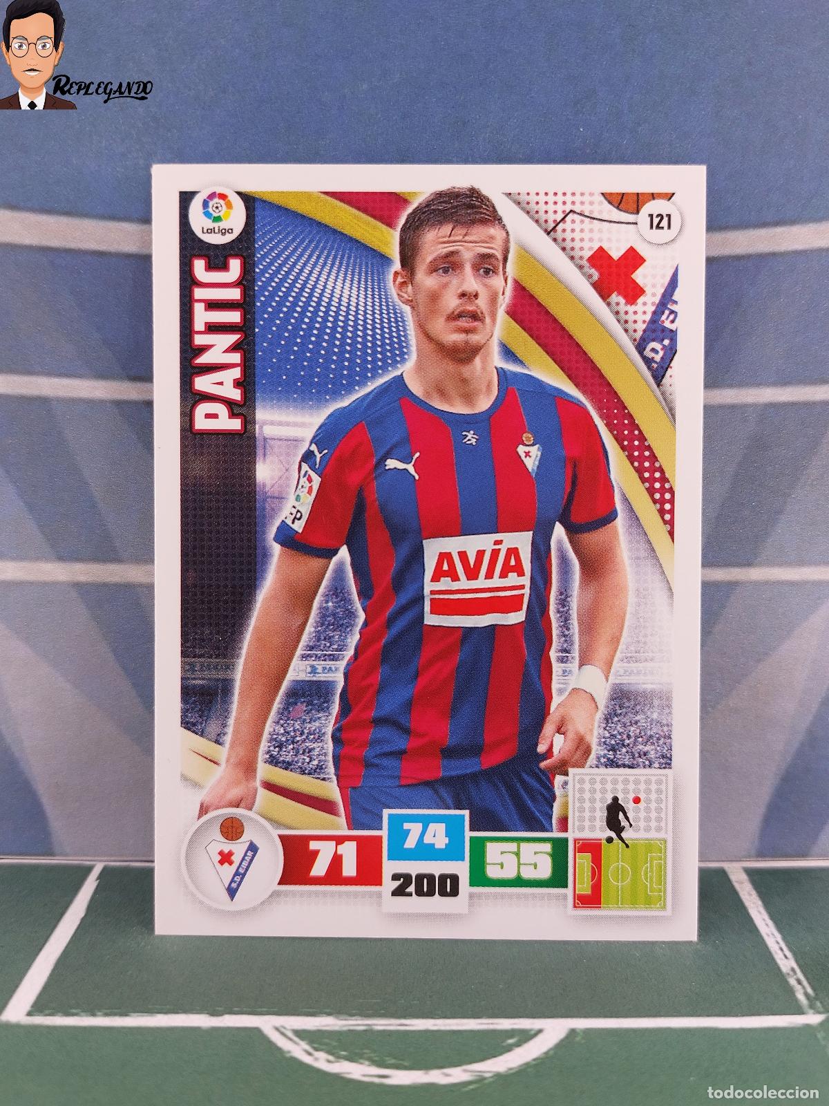 Fu&szlig;ball-Sticker: PANTIC N&ordm; 121 (S.D. EIBAR) ADRENALYN XL 2015 2016 PANINI 15 16 FICHA CARD CROMO FICHA TARJETA F&Uacute;TBOL