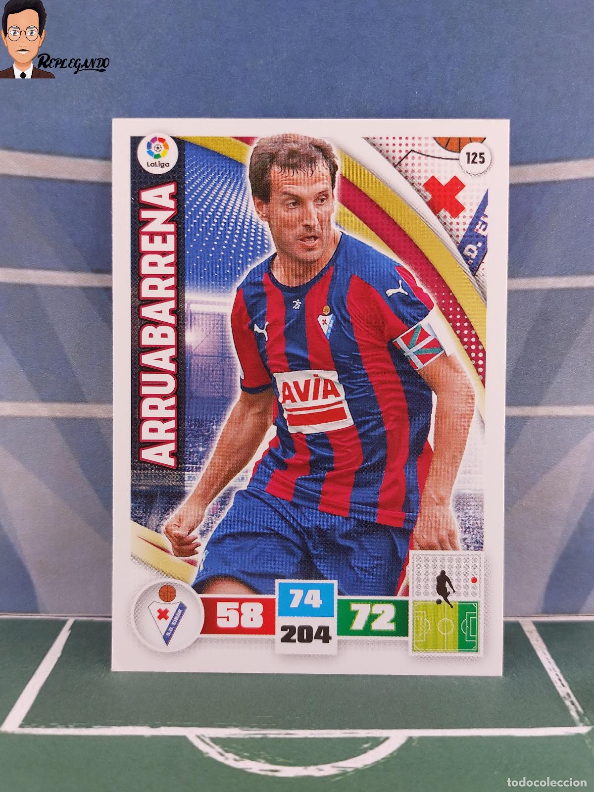 Fu&szlig;ball-Sticker: ARRUABARRENA N&ordm; 125 (S.D. EIBAR) ADRENALYN XL 2015 2016 PANINI 15 16 CARD CROMO FICHA TARJETA F&Uacute;TBOL