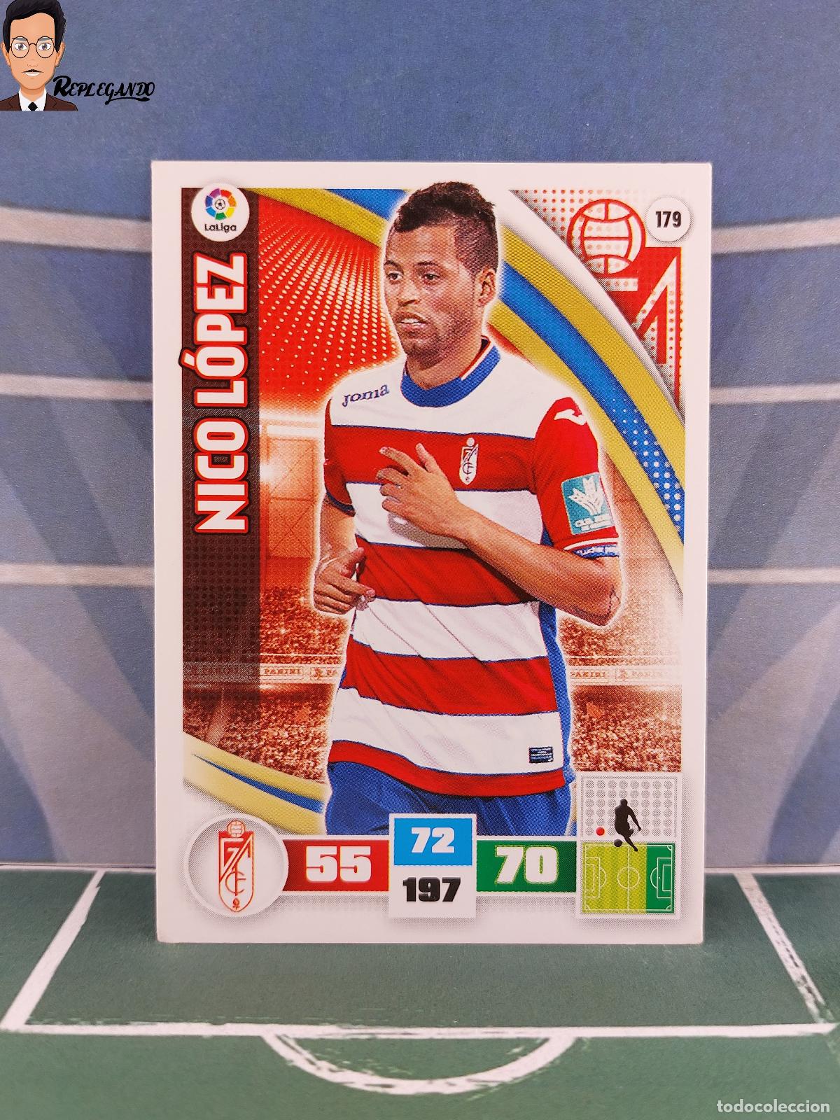 Figurine di Calcio: NICO L&Oacute;PEZ N&ordm; 179 (GRANADA C.F.) ADRENALYN XL 2015 2016 PANINI 15 16 CARD CROMO FICHA TARJETA F&Uacute;TBOL