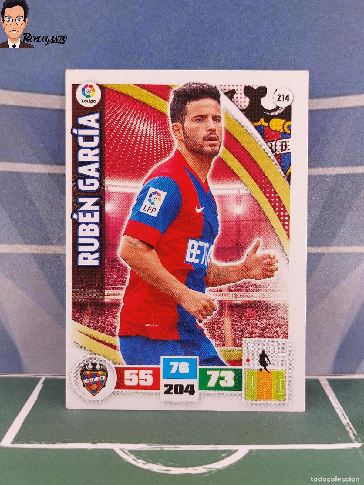 Figurine di Calcio: RUB&Eacute;N GARC&Iacute;A N&ordm; 214 (LEVANTE U.D.) ADRENALYN XL 2015 2016 PANINI 15 16 TARJETA LIGA CROMO CARD FICHA