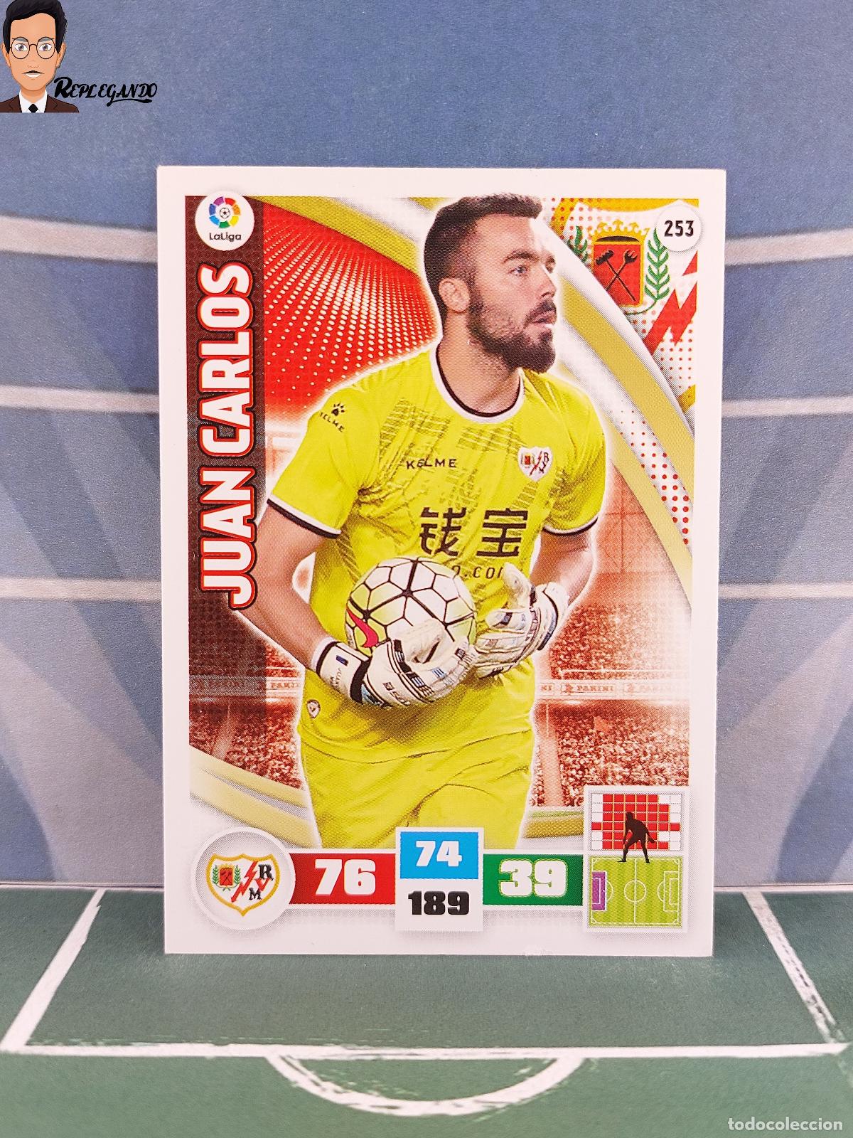Cromos de F&uacute;tbol: JUAN CARLOS N&ordm; 253 (RAYO VALLECANO) ADRENALYN XL 2015 2016 PANINI 15 16 CROMO LIGA FICHA CARD F&Uacute;TBOL