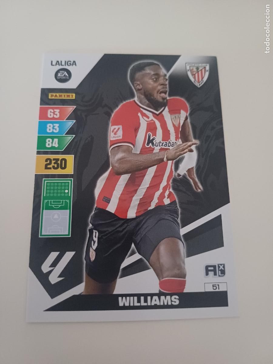 Cromos de f&uacute;tbol: 051 - Williams - Athletic Club - Foto 1