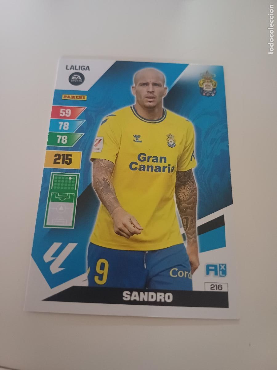 Cromos de f&uacute;tbol: 216 - Sandro - Las Palmas - Foto 1