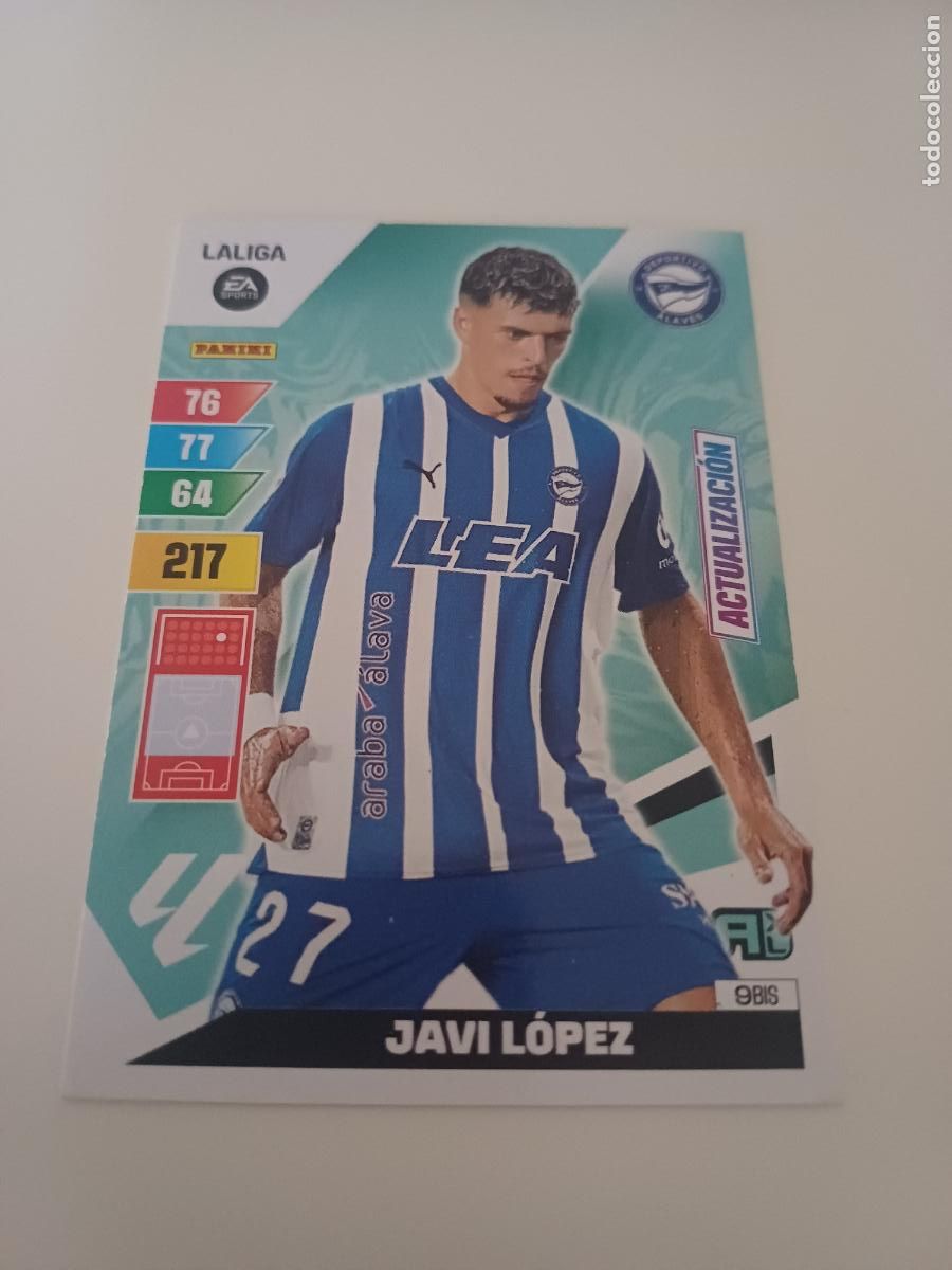 Cromos de Futebol: 009BIS - Javi L&oacute;pez - Alav&eacute;s
