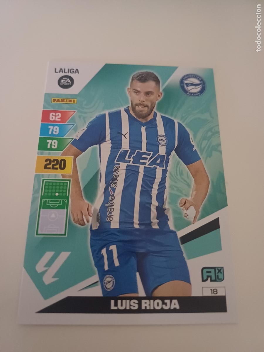 Figurine di Calcio: 018 - Luis Rioja - Alav&eacute;s