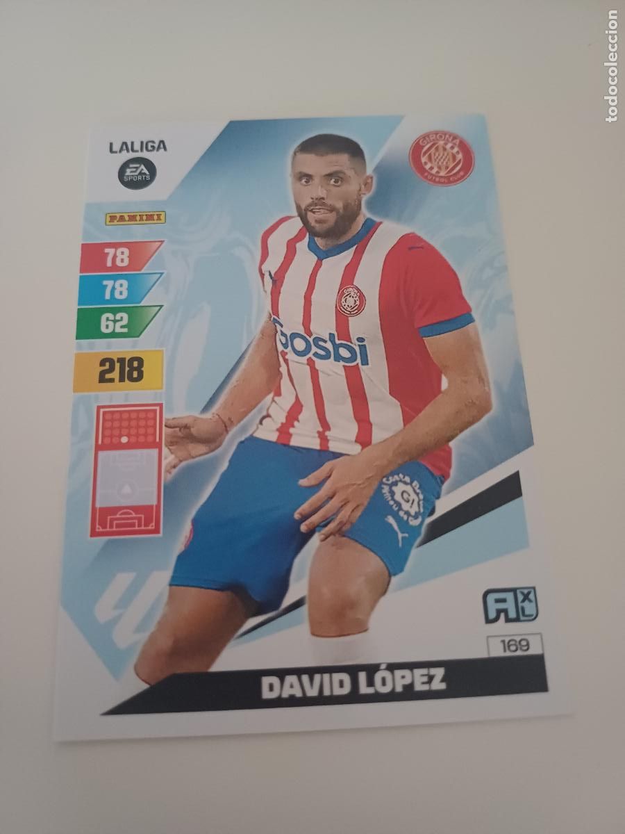 Figurine di Calcio: 169 - David L&oacute;pez - Girona F.C.