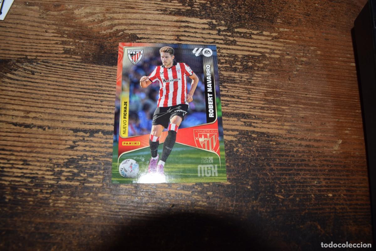 Figurine di Calcio: Liga 2025-26, MGK, Robert Navarro, Athletic, nuevo fichaje