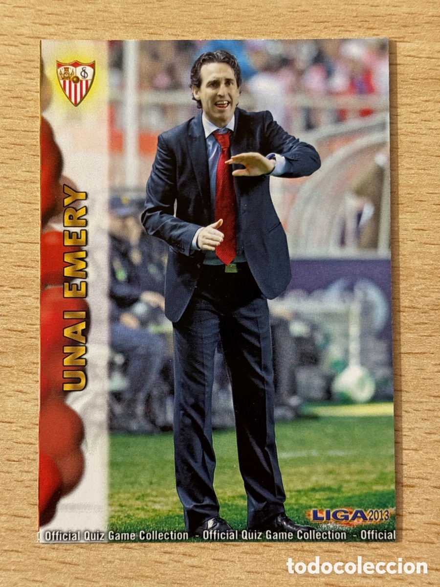 Cartes &agrave; collectionner de Football: # 1271 Unai Emery Sevilla Mundicromo 2013 nuevo