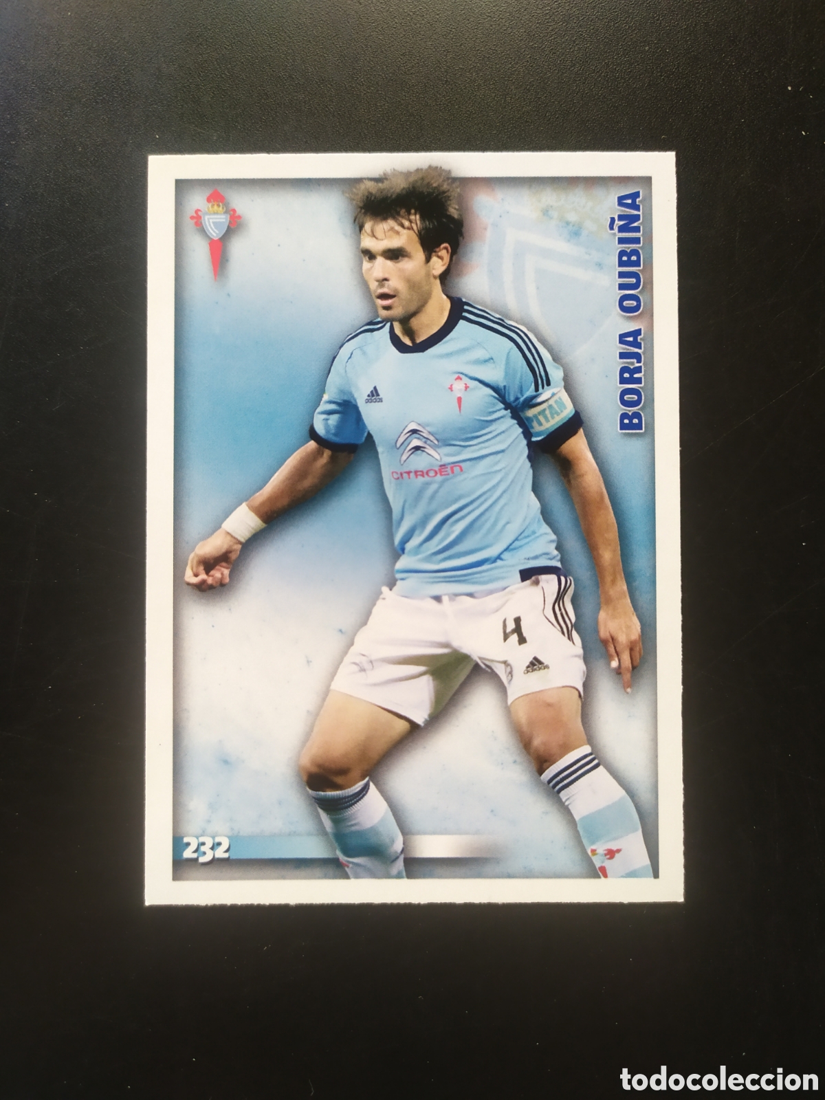 Cromos de Futebol: Mundicromo fichas Liga 2014 2015 14 15 Borja Oubi&ntilde;a n&deg; 232 Celta Vigo