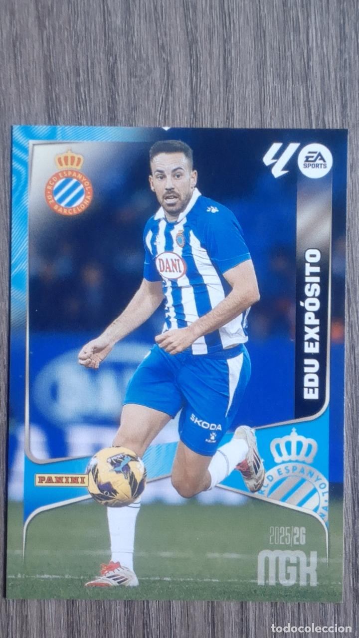 Figurine di Calcio: 157 Edu Exp&oacute;sito (Espanyol) - MGK Megacracks 2025 2026 25 26