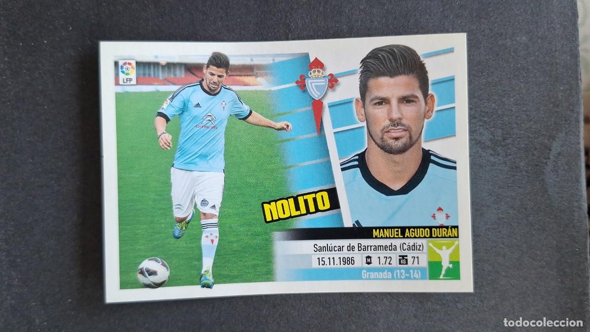 Cromos de Futebol: L3 NOLITO CELTA DE VIGO FICHAJE 5 LIGA ESTE 2013 2014 13 14 NUNCA PEGADO SIN PEGAR