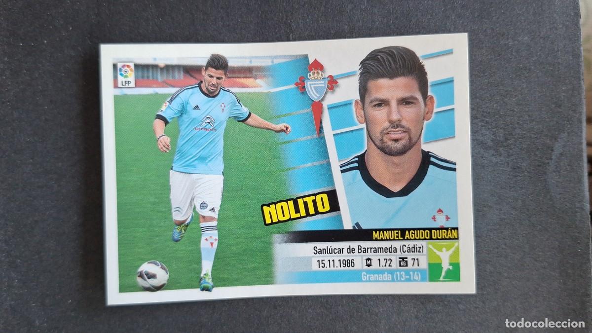 Figurine di Calcio: L3 NOLITO CELTA DE VIGO FICHAJE 5 LIGA ESTE 2013 2014 13 14 NUNCA PEGADO SIN PEGAR