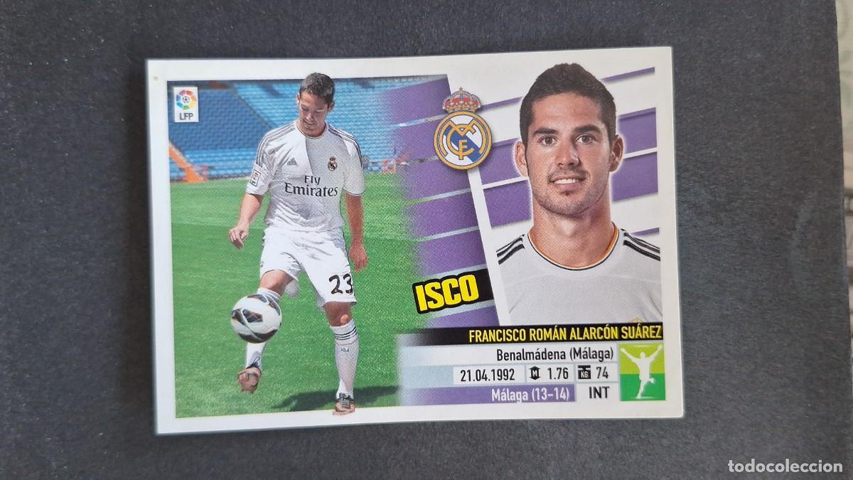 Cromos de F&uacute;tbol: L3 ISCO PRESENTACION REAL MADRID FICHAJE 7 LIGA ESTE 2013 2014 13 14 NUNCA PEGADO SIN PEGAR