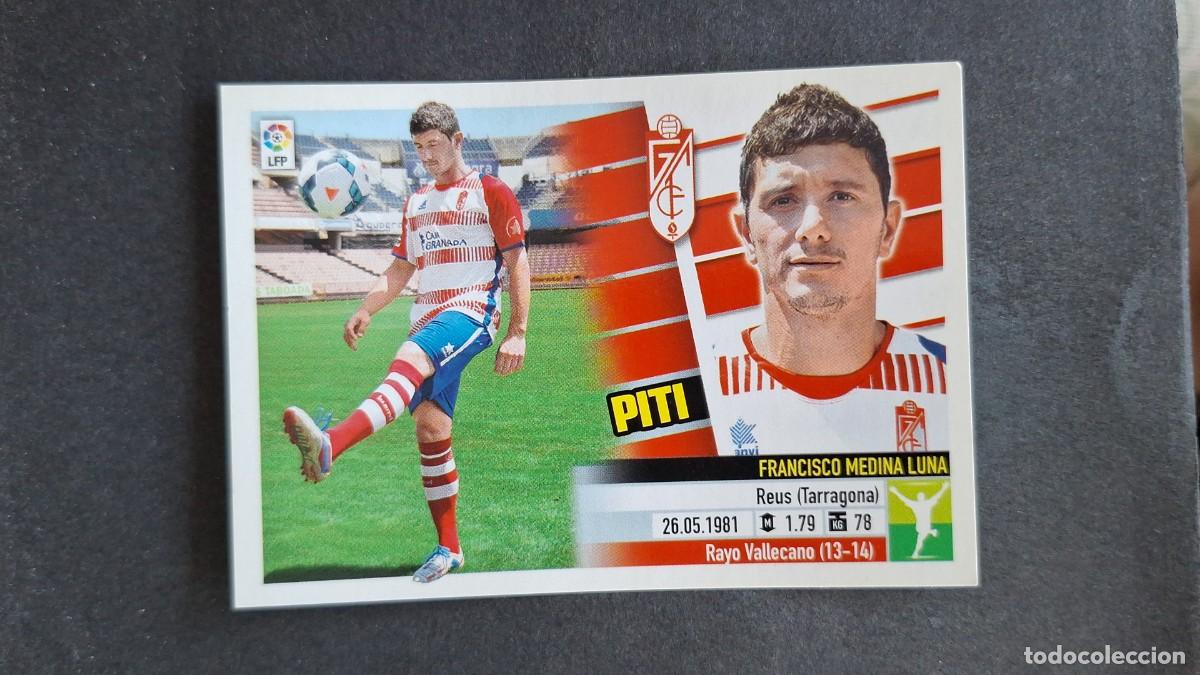 Figurine di Calcio: L3 PITI GRANADA C. F. FICHAJE 15 LIGA ESTE 2013 2014 13 14 NUNCA PEGADO SIN PEGAR