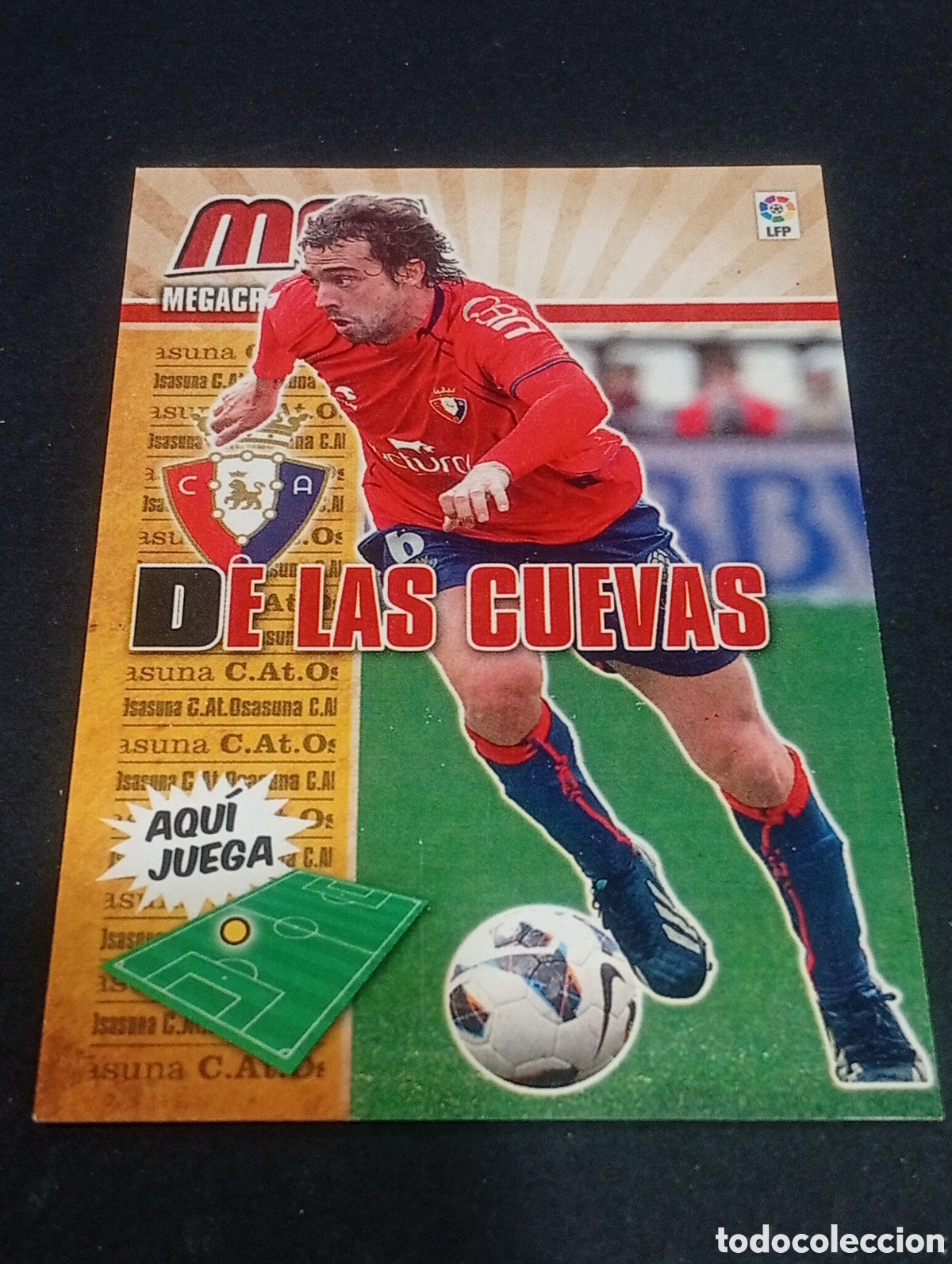 Figurine di Calcio: 249 DE LAS CUEVAS OSASUNA MEGACRACKs 2013 2014 13 14 CROMOS CARD PANINI ADRENALYN TOPPS