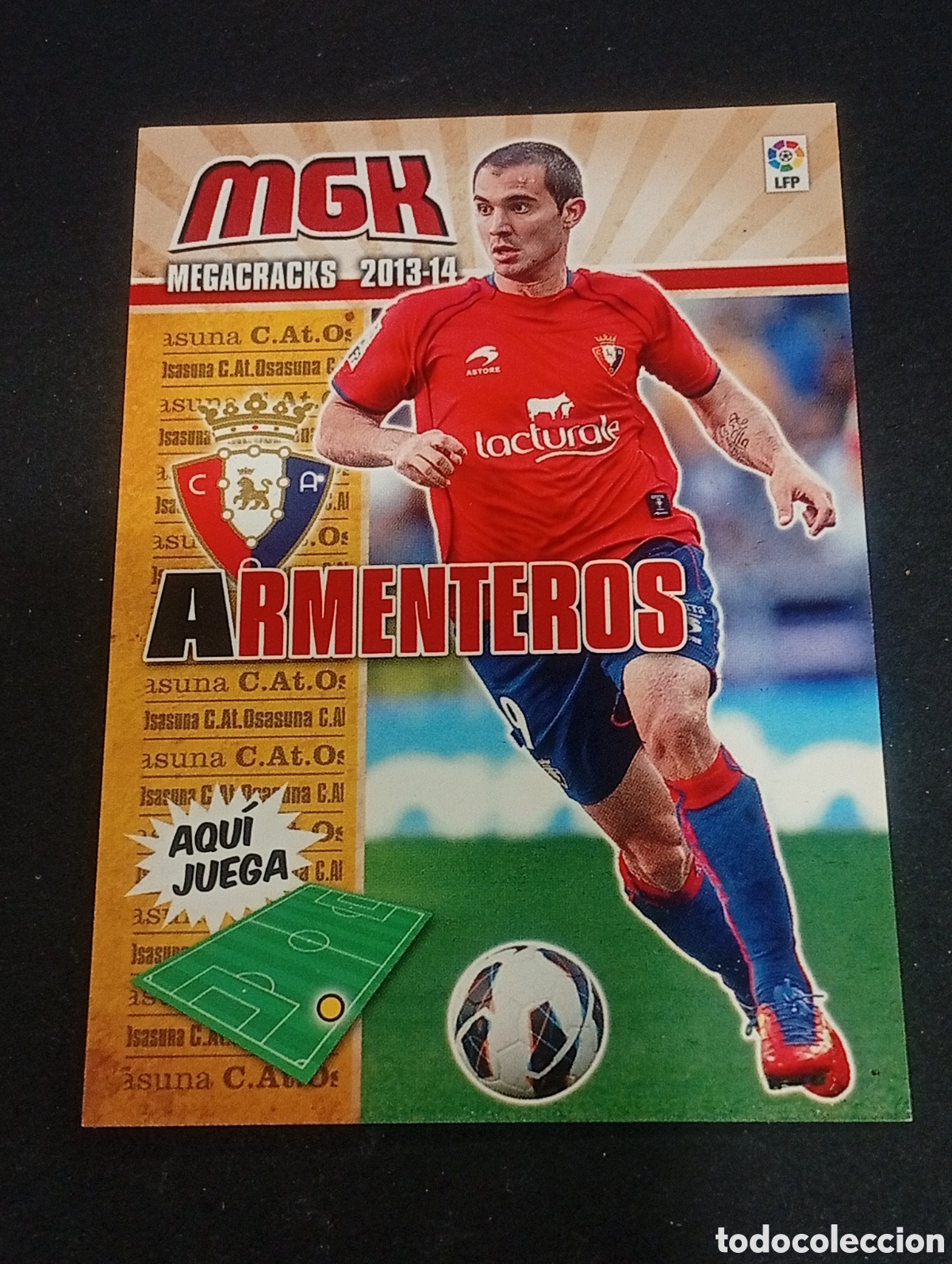 Fu&szlig;ball-Sticker: 250 ARMENTEROS OSASUNA MEGACRACKs 2013 2014 13 14 CROMOS CARD PANINI ADRENALYN TOPPS