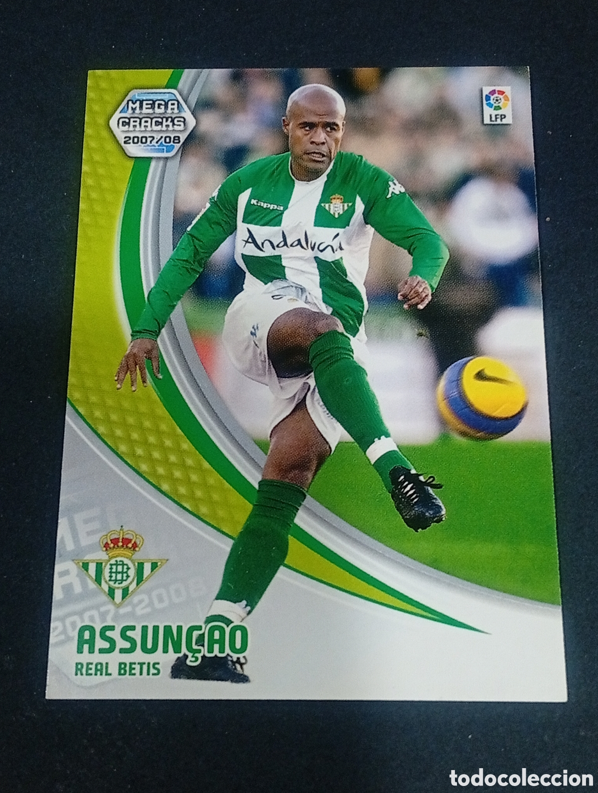 Figurine di Calcio: 82 ASSUN&Ccedil;AO BETIS MEGACRACKs 2007 2008 7 8 CROMOS CARD PANINI ADRENALYN TOPPS BRASIL
