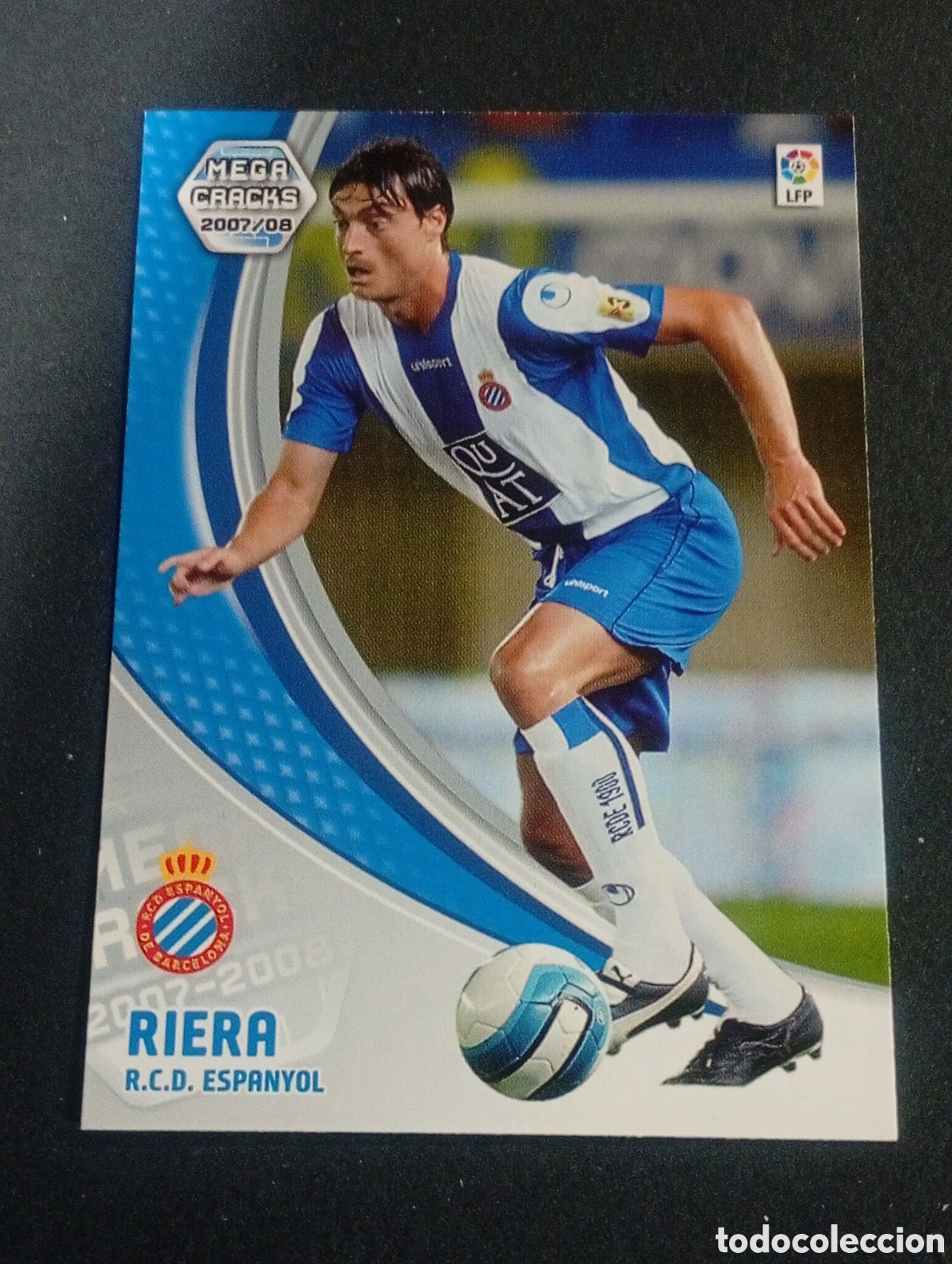 Figurine di Calcio: 122 RIERA ESPANYOL MEGACRACKs 2007 2008 7 8 CROMOS CARD PANINI ADRENALYN TOPPS