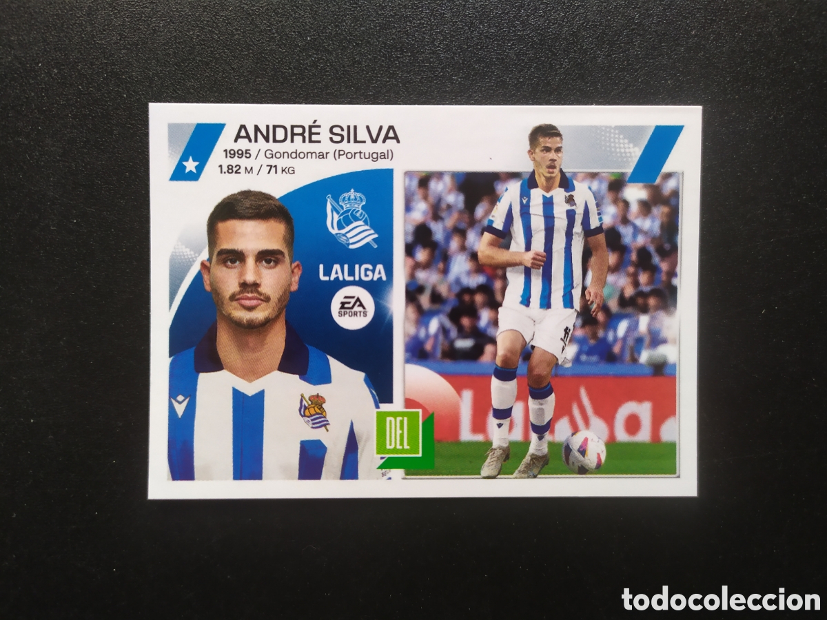 Fu&szlig;ball-Sticker: Liga este 2023 2024 23 24 panini Andr&eacute; Silva fichaje n&deg; 59 Real Sociedad