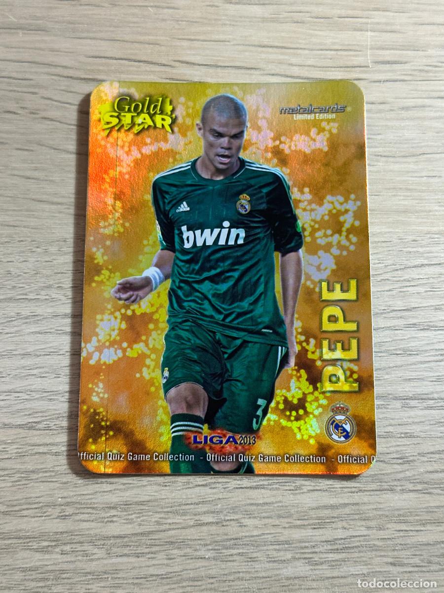 Cromos de Futebol: 3/45 PEPE GOLD STAR BRILLO LISO REAL MADRID 12 13 MUNDICROMO 2012 2013