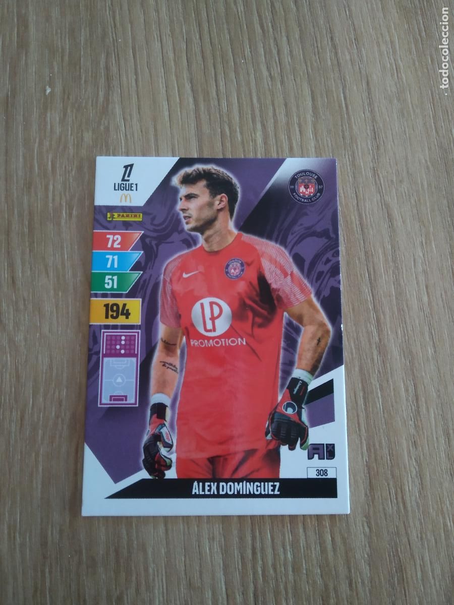 Football Stickers: 308 ALEX DOMINGUEZ TOULOUSE CROMO FUTBOL PANINI LIGUE 1 FOOT 24-25 FRANCIA ADRENALYN 2024-2025