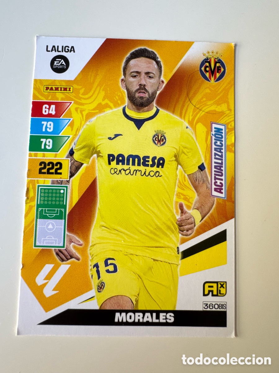 Fu&szlig;ball-Sticker: ADRENALYN XL LIGA Ea Sports 2023-2024 23-24 &ndash; Morales Villarreal CF N&ordm; 360 BIS
