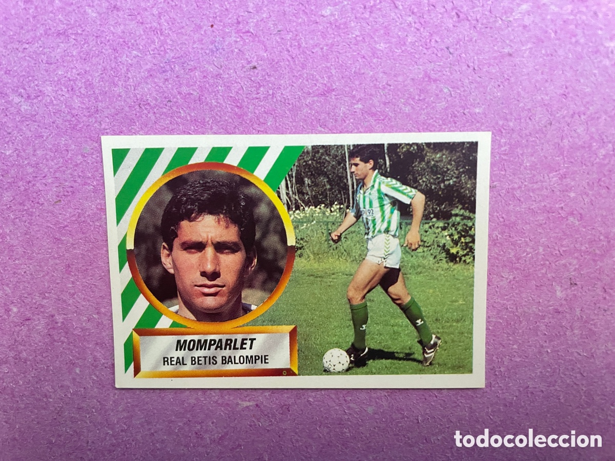 Cromos de F&uacute;tbol: MOMPARLET BETIS DIF&Iacute;CIL ESTE 1988/89 88 89