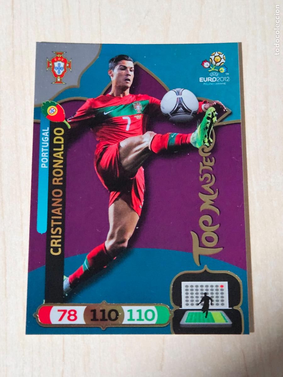 Cromos de Futebol: CRISTIANO RONADO - TOP MASTER - ADRENALYN XL EURO 2012 POLONIA UCRANIA
