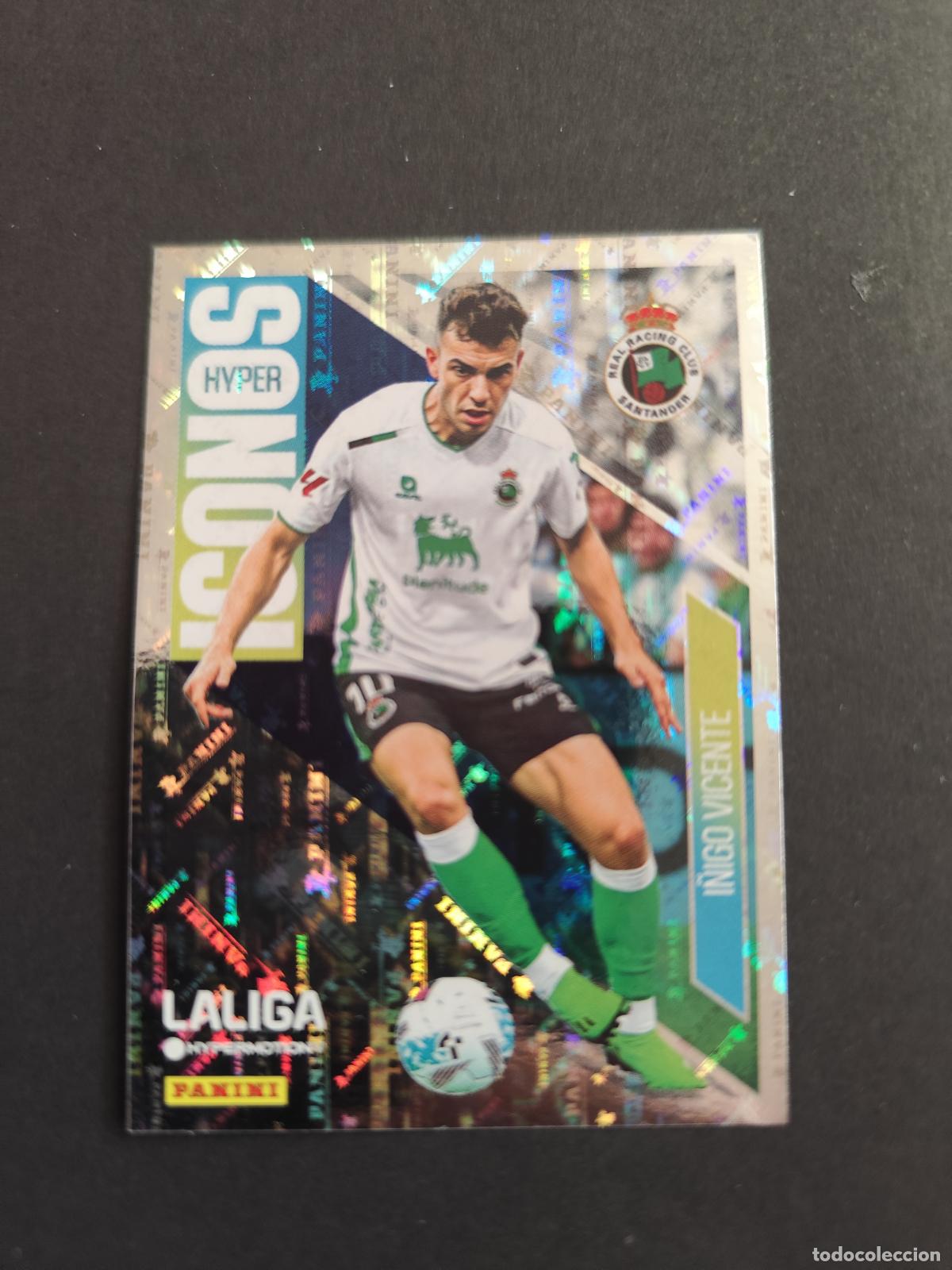 Cromos de F&uacute;tbol: 461 &Iacute;&Ntilde;IGO VICENTE RACING SANTANDER HYPER ICONOS 2&ordf; DIVISI&Oacute;N LIGA HYPERMOTION 2025 2026 25 26
