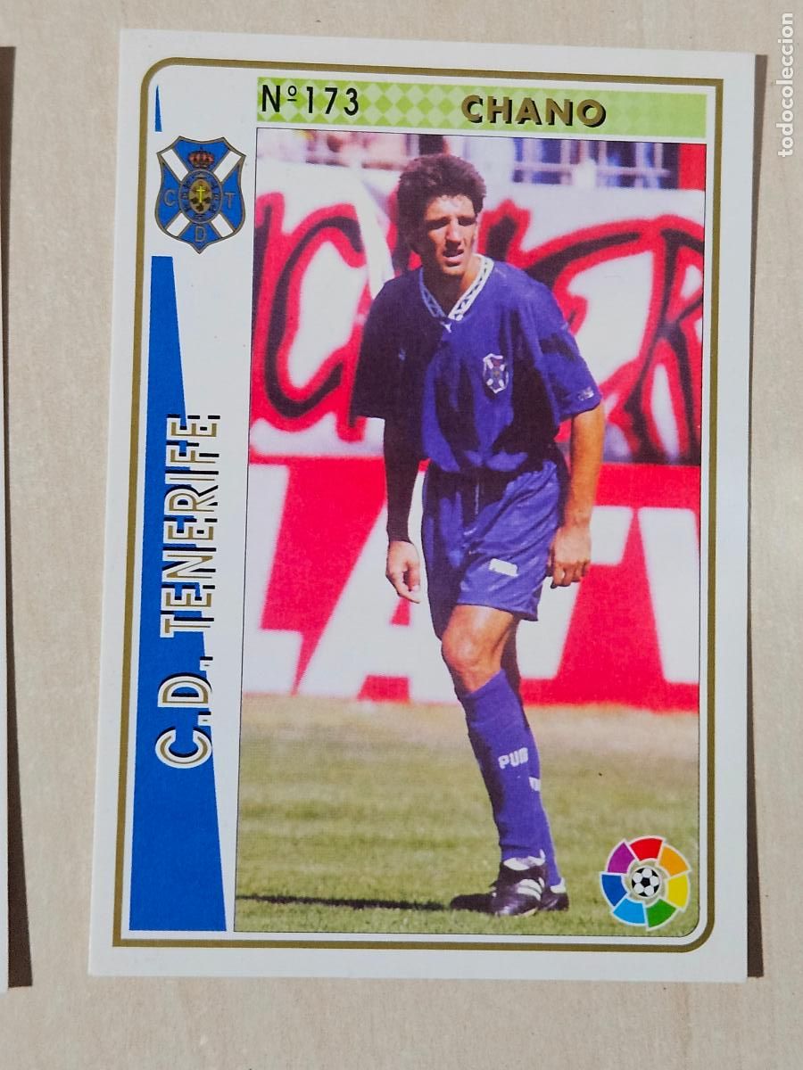 Cromos de f&uacute;tbol: N&ordm; 173 CHANO - LAS FICHA DE LA LIGA MUNDICROMO 94 95 - TENERIFE