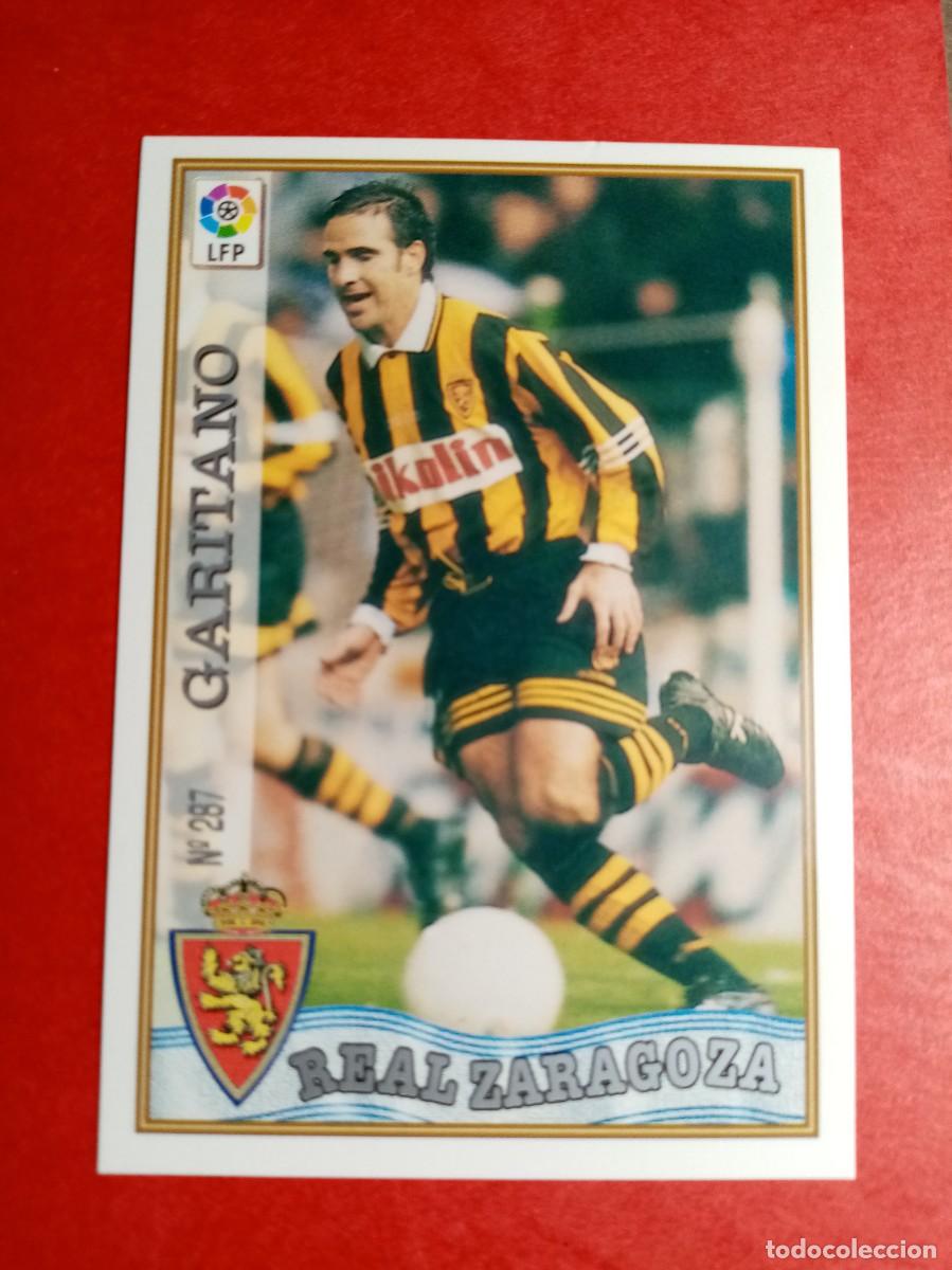 Cromos de F&uacute;tbol: n&ordm; 287 GARITANO, REAL ZARAGOZA, FICHAS LIGA 97/98 1997 1998 MUNDICROMO