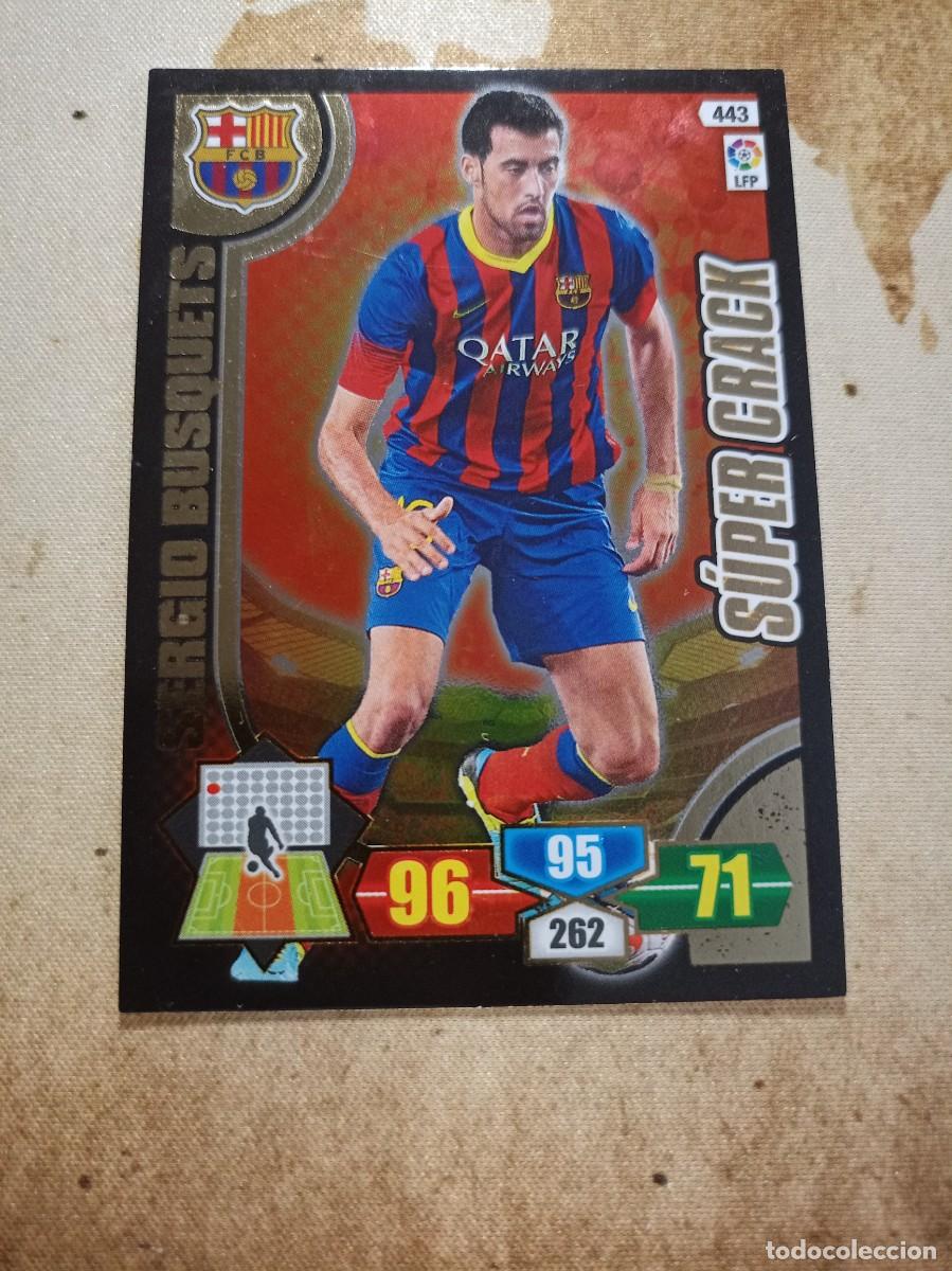 Figurine di Calcio: S&uacute;per Crack 443 SERGIO BUSQUETS Adrenalyn 2013-14
